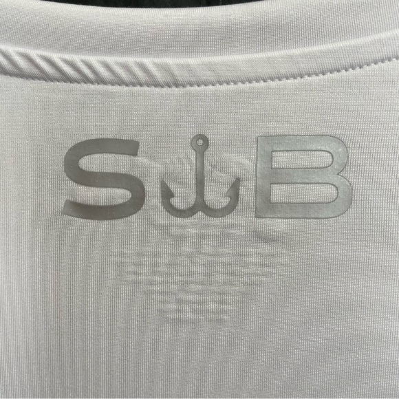 Women’s Silver Bait Ombre Long Sleeve Tee 1X Gorpcore Performance Wear Lake - Picture 6 of 9